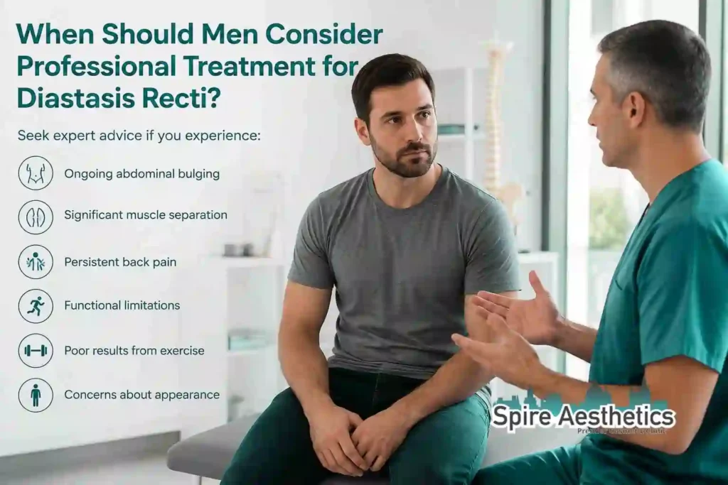 When Should Men Consider Professional Treatment for Diastasis Recti St Helens?